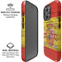 Spain Flag Dark Wood iPhone 16 Pro Magsafe Impact Case